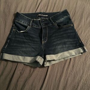 Denim shorts